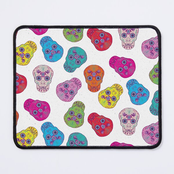 Item preview, Multicolored Day Of The Dead Sugar Skulls designed and sold by Anne Londez Studio.