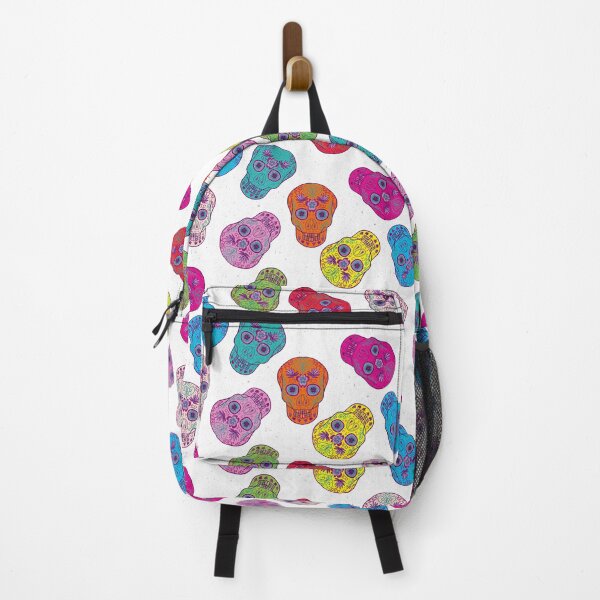 Item preview, Multicolored Day Of The Dead Sugar Skulls designed and sold by Anne Londez Studio.
