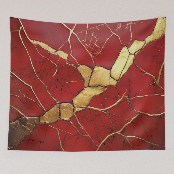 Item preview, Abstract art in the Japanese style of Kintsugi designed and sold by Photopat.