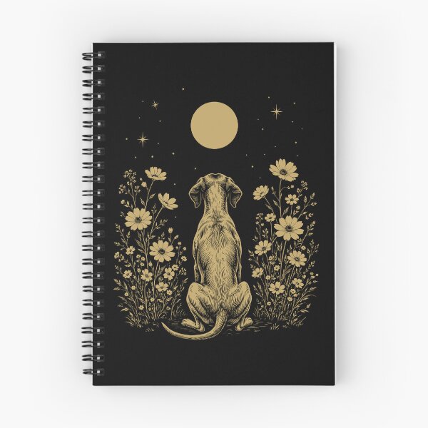 Item preview, English Pointer Moon Night Flower Minimalist Boho Dog Lover designed and sold by DoodleTortle.