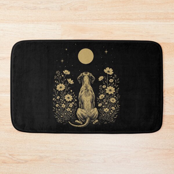 Item preview, English Pointer Moon Night Flower Minimalist Boho Dog Lover designed and sold by DoodleTortle.