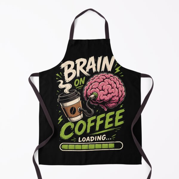 Item preview, Brain on Coffee Loading designed and sold by RebenCantik.