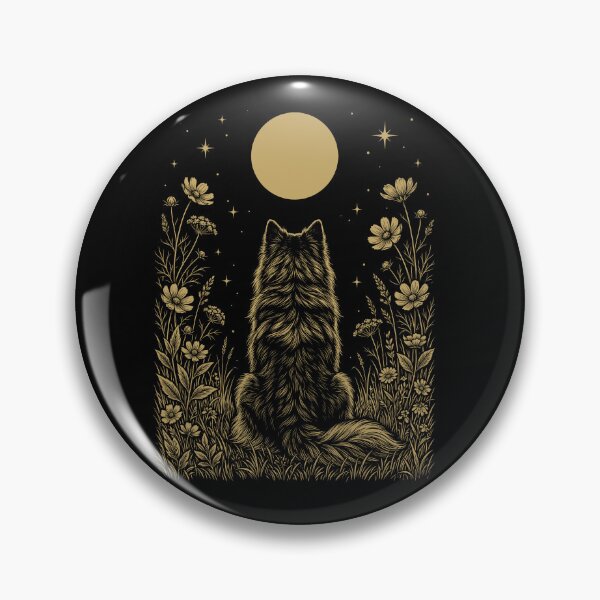 Item preview, Finnish Lapphund Moon Night Flower Minimalist Boho Dog Lover designed and sold by DoodleTortle.