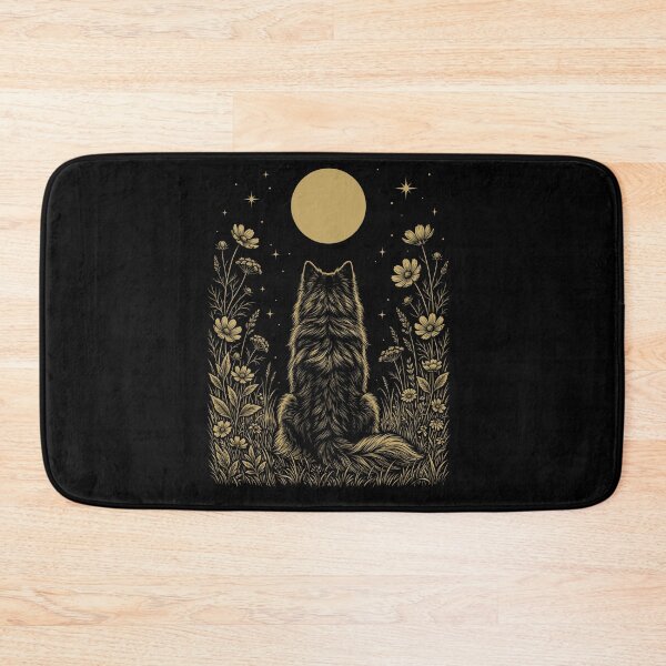 Item preview, Finnish Lapphund Moon Night Flower Minimalist Boho Dog Lover designed and sold by DoodleTortle.