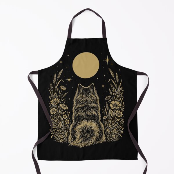 Item preview, German Spitz Moon Night Flower Minimalist Boho Dog Lover designed and sold by DoodleTortle.