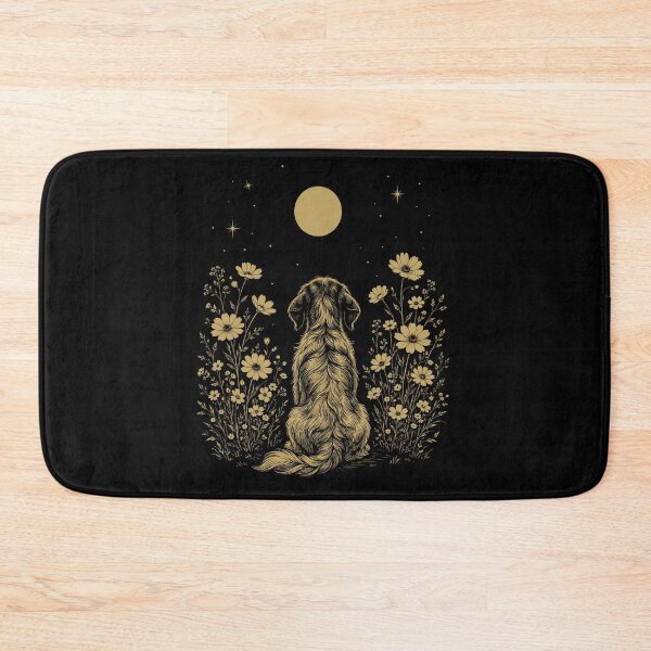 Item preview, German Wirehaired Pointer Moon Night Flower Minimalist Boho Dog Lover designed and sold by DoodleTortle.