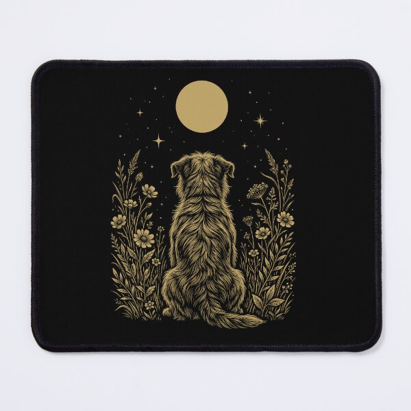 Item preview, Glen of Imaal Terrier Moon Night Flower Minimalist Boho Dog Lover designed and sold by DoodleTortle.