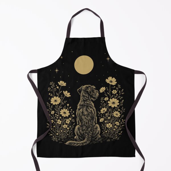 Item preview, Giant Schnauzer Moon Night Flower Minimalist Boho Dog Lover designed and sold by DoodleTortle.