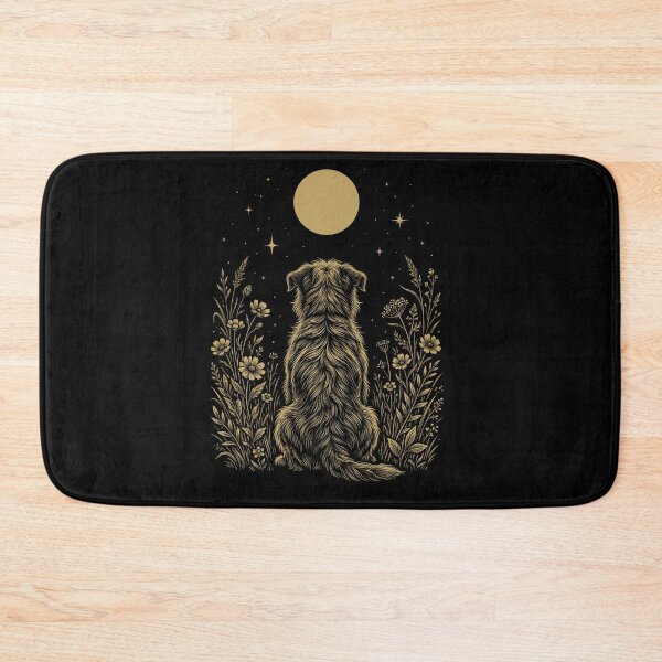 Item preview, Glen of Imaal Terrier Moon Night Flower Minimalist Boho Dog Lover designed and sold by DoodleTortle.