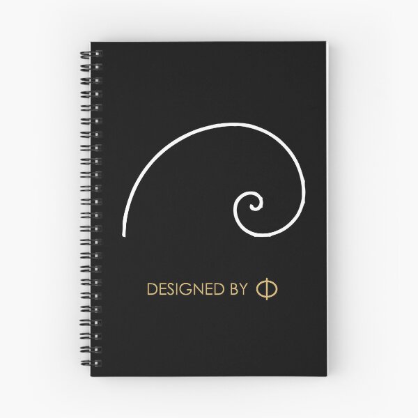 Item preview, Designed by The Golden Ratio Fibonacci Spiral Aesthetic Tee designed and sold by IntegralMath.