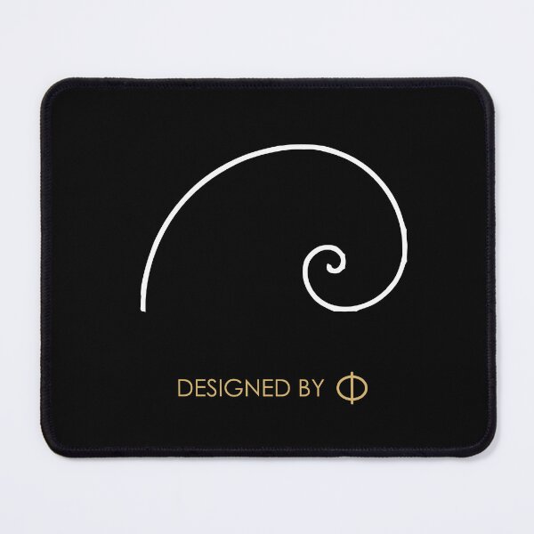 Item preview, Designed by The Golden Ratio Fibonacci Spiral Aesthetic Tee designed and sold by IntegralMath.