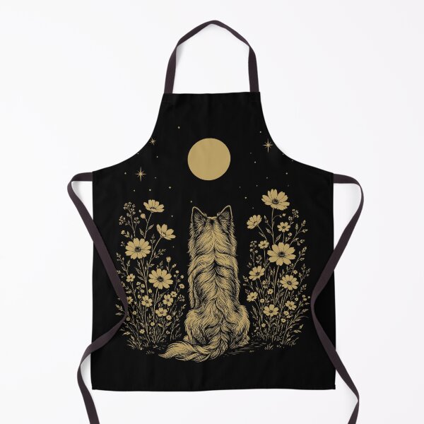 Item preview, Icelandic Sheepdog Moon Night Flower Minimalist Boho Dog Lover designed and sold by DoodleTortle.
