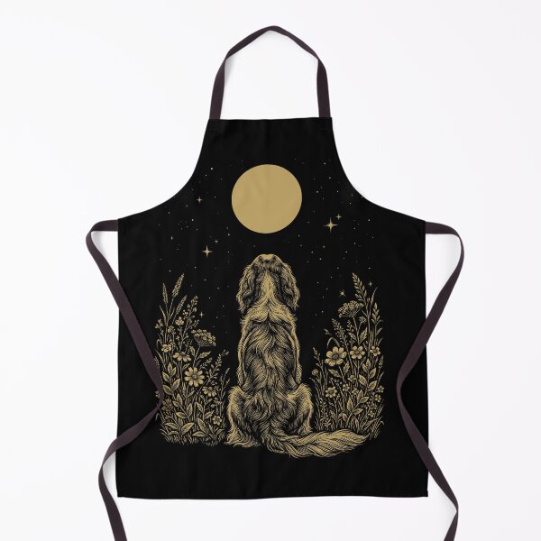 Item preview, Irish Red And White Setter Moon Night Flower Minimalist Boho Dog Lover designed and sold by DoodleTortle.