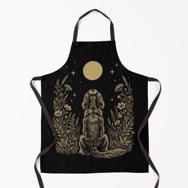 Item preview, Irish Setter Moon Night Flower Minimalist Boho Dog Lover designed and sold by DoodleTortle.