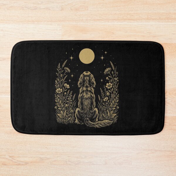 Item preview, Irish Setter Moon Night Flower Minimalist Boho Dog Lover designed and sold by DoodleTortle.