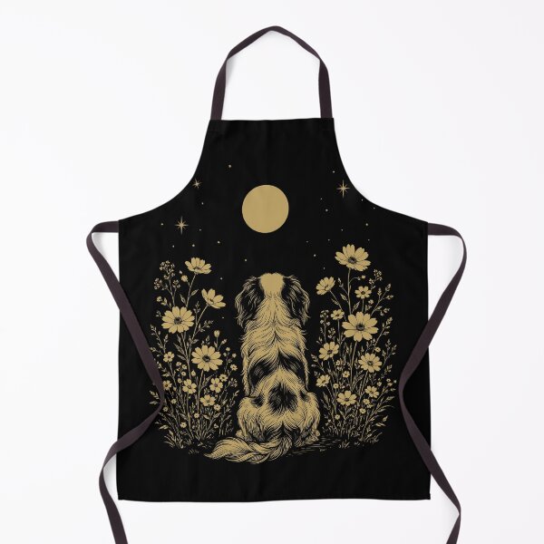 Item preview, Japanese Chin Moon Night Flower Minimalist Boho Dog Lover designed and sold by DoodleTortle.