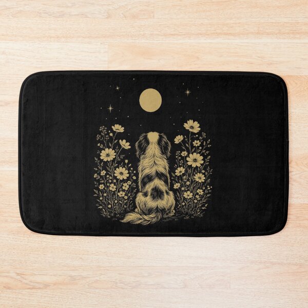 Item preview, Japanese Chin Moon Night Flower Minimalist Boho Dog Lover designed and sold by DoodleTortle.