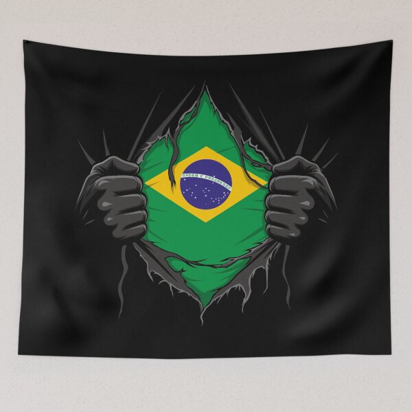 Item preview, Brazil Flag - National Team Fans designed and sold by Zerhof.
