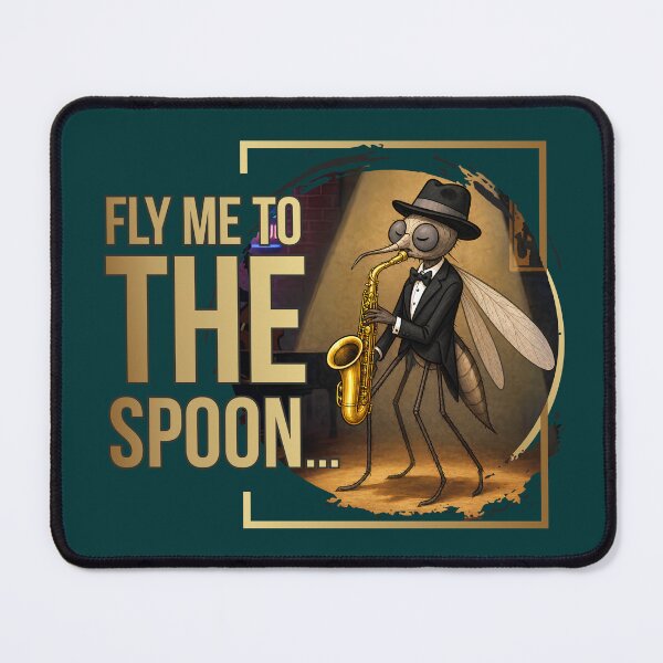 Item preview, Mosquito Jazz Night - fly me to the spoon.. designed and sold by GraphicComet.
