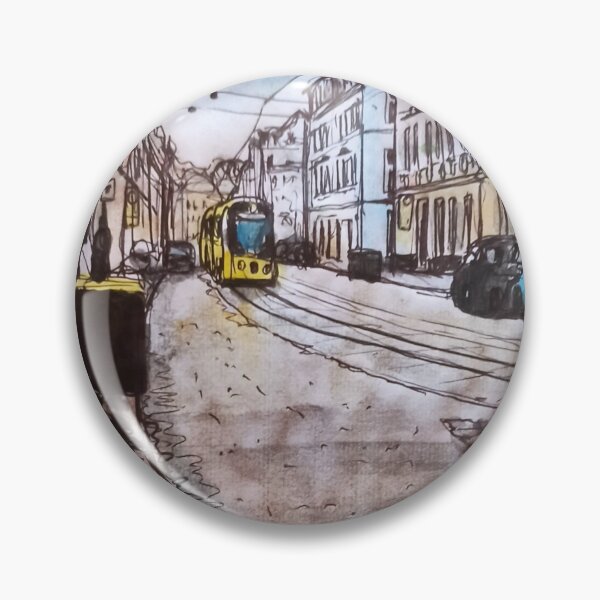 Item preview, Rothenburger Straße 01099 – Dresden Neustadt Illustration designed and sold by UMA Urban Sketch.