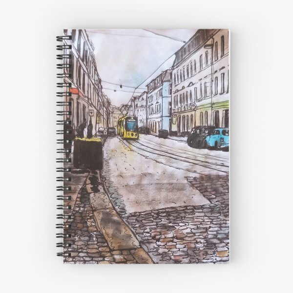 Item preview, Rothenburger Straße 01099 – Dresden Neustadt Illustration designed and sold by UMA Urban Sketch.