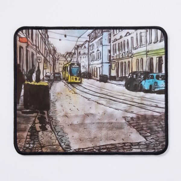 Item preview, Rothenburger Straße 01099 – Dresden Neustadt Illustration designed and sold by UMA Urban Sketch.