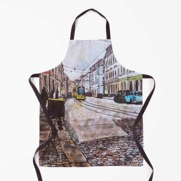 Item preview, Rothenburger Straße 01099 – Dresden Neustadt Illustration designed and sold by UMA Urban Sketch.