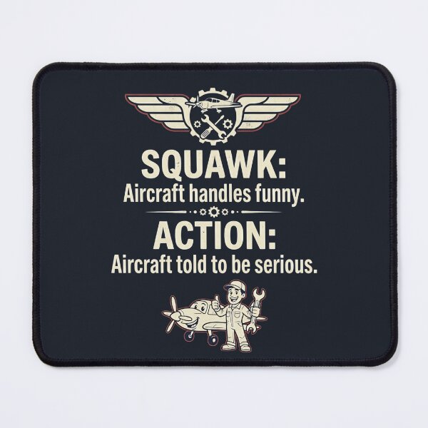 Item preview, Squawk Aircraft handles funny action aircraft told to be serious | a&p mechanic | aircraft mechanic designed and sold by SocialStaticz.