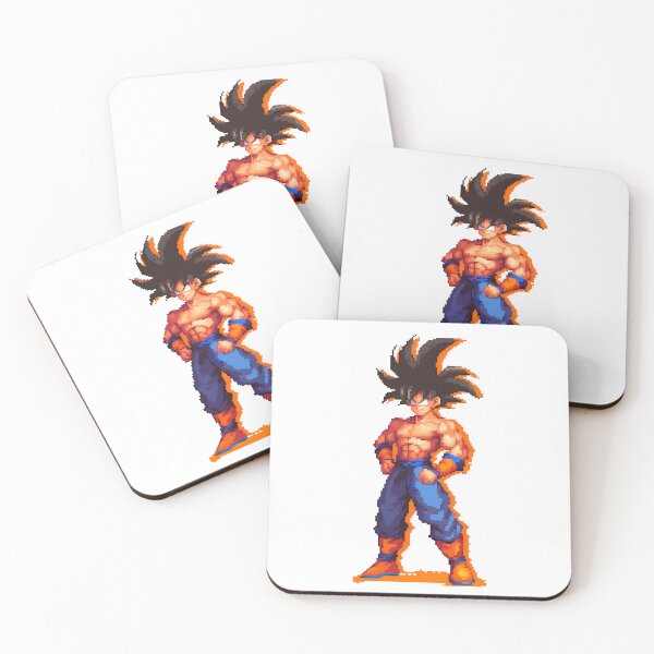 Item preview, Goku Super Saiyan Pixel Art designed and sold by AnzDigital.