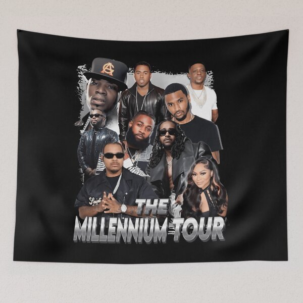 Item preview, Millennium Tour – Custom Vintage Nostalgia Concert Tee for Big Fans designed and sold by MauriLifton.
