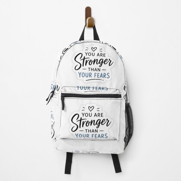 Item preview, You Are Stronger Than Your Fears | Minimal Motivational Sticker designed and sold by Ishratparween11.