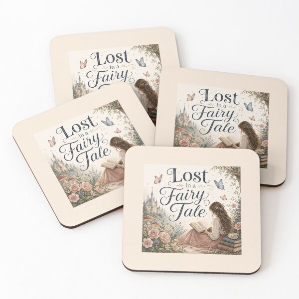 Item preview, Lost in a Fairy Tale Whimsical Reading Design for Book Lovers Fantasy Readers and Dreamers designed and sold by Novel Works Studio.