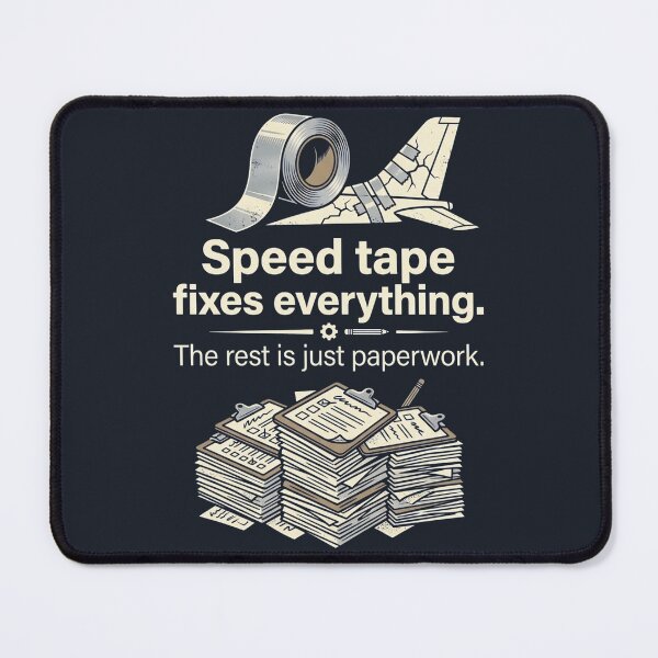 Item preview, Speed tape fixes everything the rest is just paperwork | a&p mechanic | aircraft mechanic designed and sold by SocialStaticz.