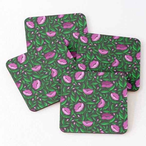 Item preview, Pretty purple poppy flowers designed and sold by Jennifer Ladd.