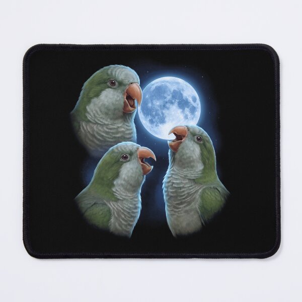 Item preview, Quaker Howling Moon Art Parrot Lover designed and sold by TerryConnells.