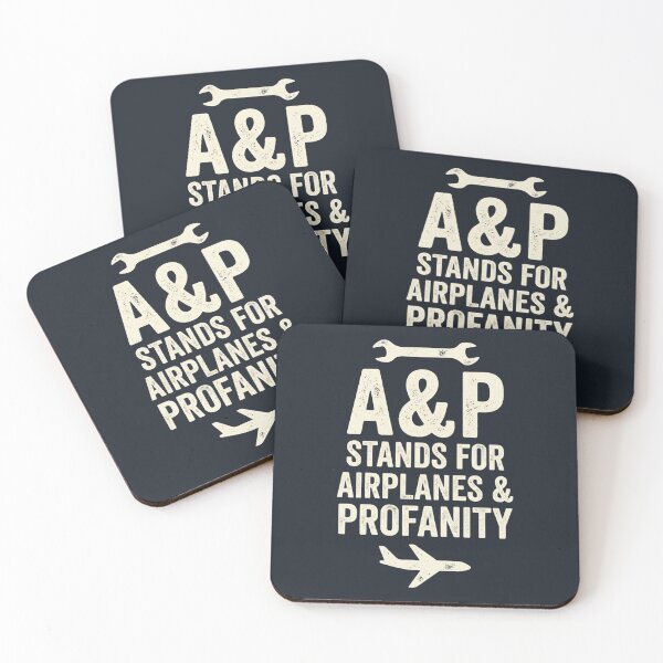 Item preview, A&P stands for airplanes and profanity | a&p mechanic | aircraft mechanic designed and sold by SocialStaticz.