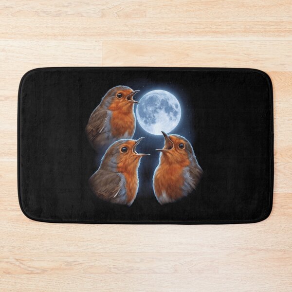 Item preview, Robin Howling Moon Art Bird Lover Birding designed and sold by TerryConnells.