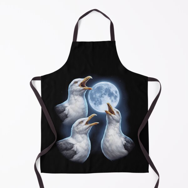 Item preview, Seagull Howling Moon Art Bird Lover Birding designed and sold by TerryConnells.