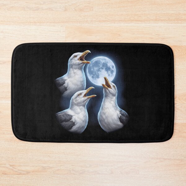 Item preview, Seagull Howling Moon Art Bird Lover Birding designed and sold by TerryConnells.