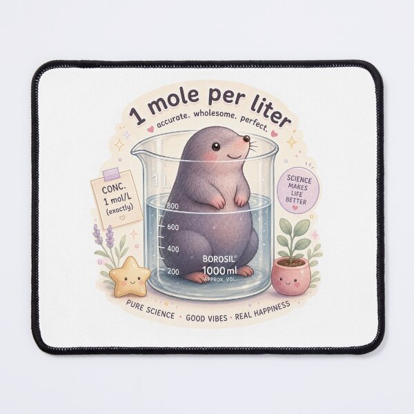 Item preview, Aesthetic One mole per litre designed and sold by labstud.