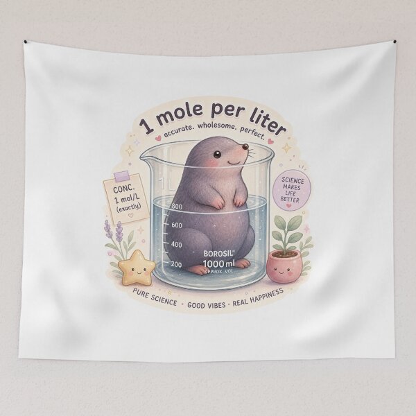 Item preview, Aesthetic One mole per litre designed and sold by labstud.