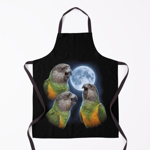 Item preview, Senegal Parrot Howling Moon Art Parrot Lover designed and sold by TerryConnells.