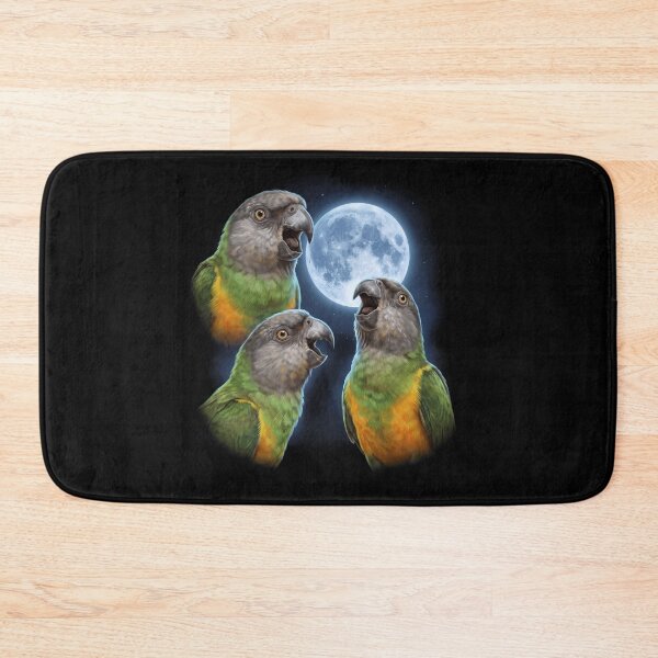 Item preview, Senegal Parrot Howling Moon Art Parrot Lover designed and sold by TerryConnells.
