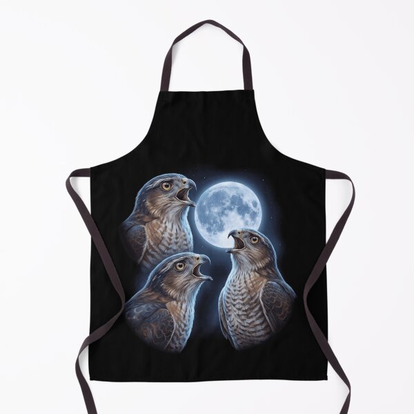 Item preview, Sparrowhawk Howling Moon Art Bird Lover Birding designed and sold by TerryConnells.