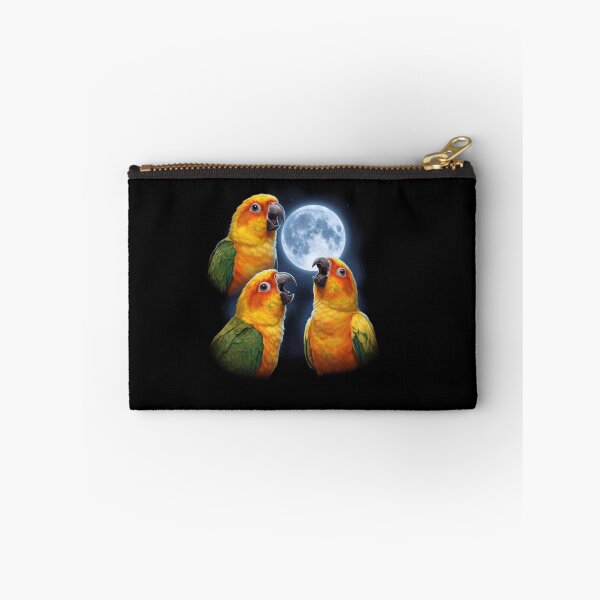 Item preview, Sun Conure Howling Moon Art Parrot Lover designed and sold by TerryConnells.
