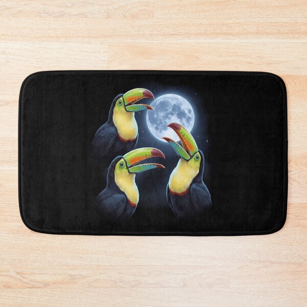 Item preview, Tropical Toucan Howling Moon Art Bird Lover Birding designed and sold by TerryConnells.