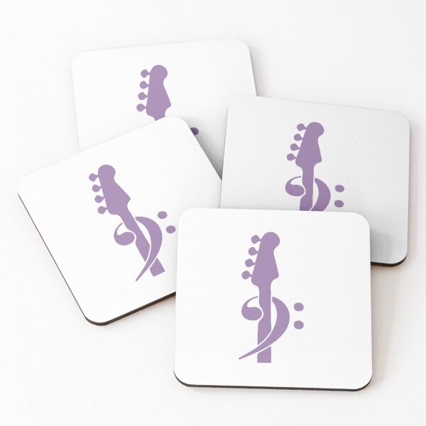 Item preview, Bass Clef Bass Neck Grape designed and sold by Ukulaliens.
