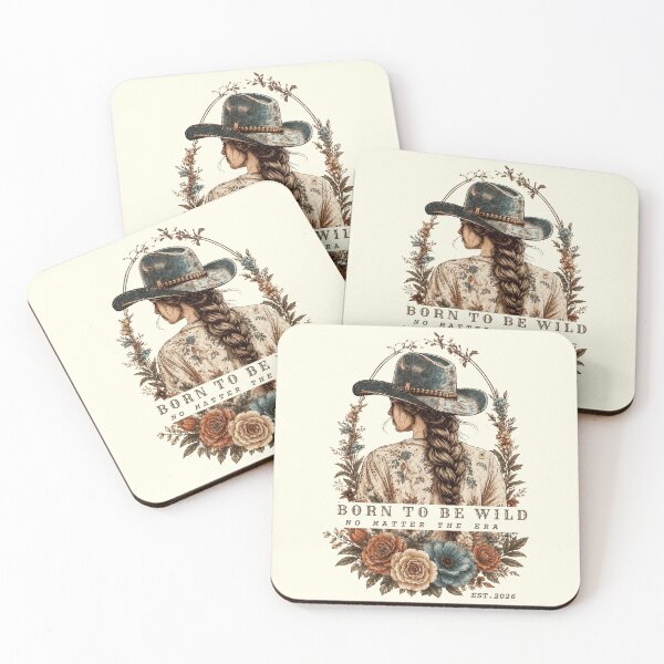 Item preview, Born to be Wild: Vintage Cowboy Floral Art designed and sold by KaBaRen.