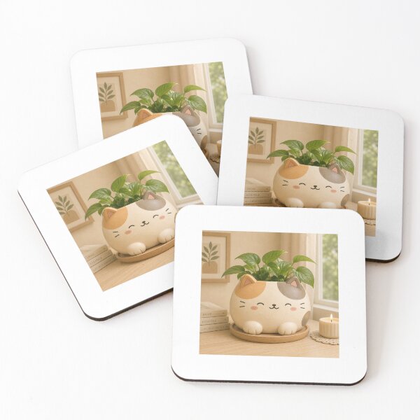 Item preview, Cozy Cat Planter designed and sold by LovelyCatGalaxy.