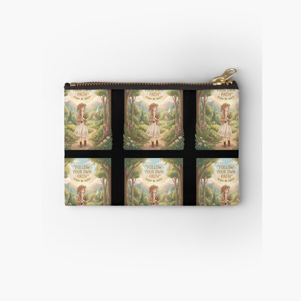 Item preview, Anime Forest Adventure Quote Follow Your Own Path Inspirational Cozy Manga Design designed and sold by Im-Ara.